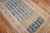 Mid 20th wide and long Century Persian Runner with a blue striated field Size: 3'8" x 16'