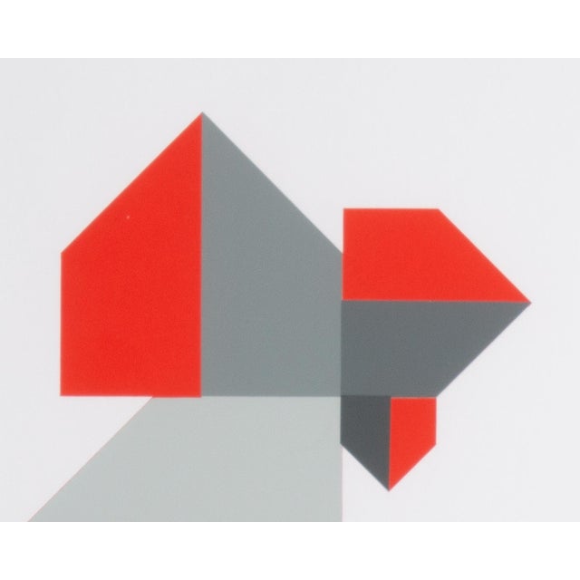 Contemporary 1995 “Konstruktion and Intuition” Serigraph Print by Anton Stankowski For Sale - Image 3 of 8