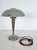 1930s French Art Deco Verdigris Green Brass Mushroom Desk Light, 1930s For Sale - Image 5 of 18