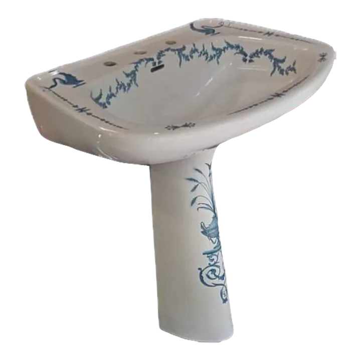 FRANCE ANTIQUE 1920年代 PORCHER PARIS 蛇口 F French France Paris Porcelain Swan Hand-Painted Sink Sherle Wagner