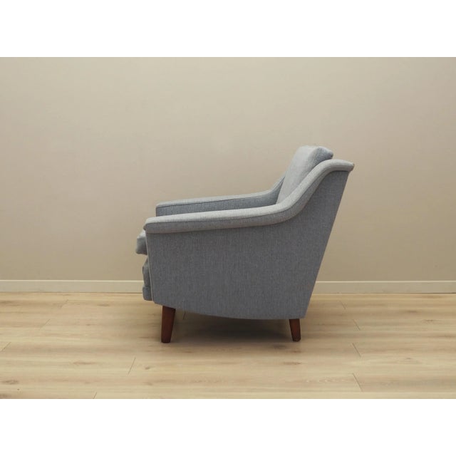 Danish Grey Armchair, 1960s For Sale - Image 3 of 16