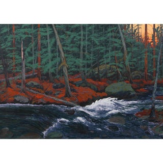Michael Scott Serigraph - Fork at Black Creek For Sale
