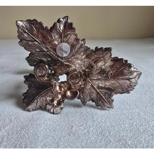 Vintage 1998 Arthur Court Grapevine Candle Holder For Sale - Image 9 of 10