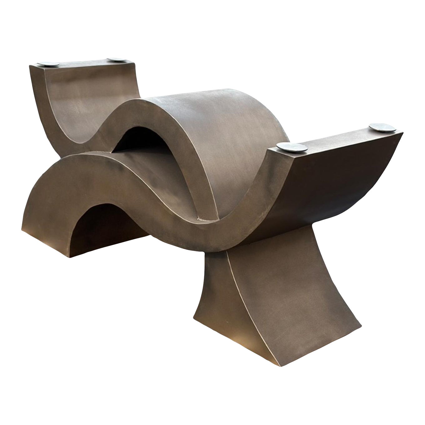 Bronze Dining Table Base for Rectangular or Oval Tables Handmade by