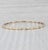 2010s New 0.16ctw Diamond Flexible Bangle Bracelet 14k Yellow Gold 6.75" For Sale - Image 5 of 7