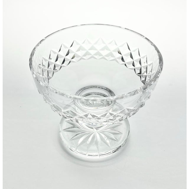 Waterford Crystal Waterford Crystal Footed Pedestal Compote Catchall Decorative Bowl For Sale - Image 4 of 8