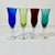 Hollywood Regency Mid 20th Century Italian Venetian Hand Blown Wine Glasses - Set of 4 For Sale - Image 3 of 10