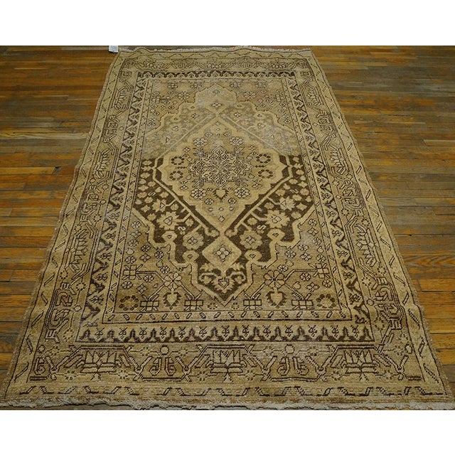 Early 20th Century Central Asian Khotan "Yarkand" Carpet (4'6" x 8'3"-137 x 251) Antique Khotan East Turkestan Knotted...