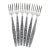 Vintage Stainless Cocktail Forks- Set of 6 Antigua Pattern For Sale