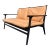 Rén Lounge Chair Two Seater Sofa Stellar Works Space Copenhagen, Oak, Leather For Sale