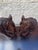 Vintage Equestrian Horse Head Sculptures in Dark Carved Wood - A Pair For Sale - Image 12 of 12