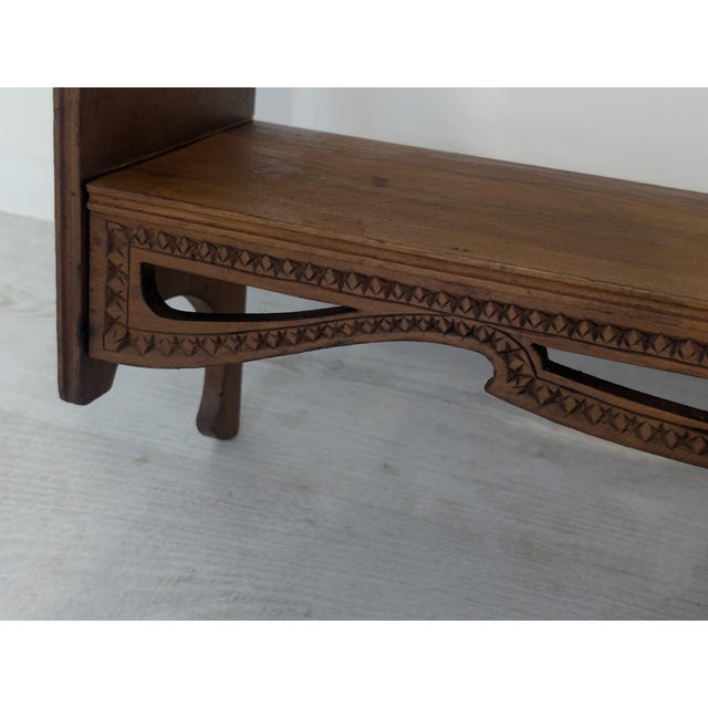 Antique Carved Wall Shelf, 1920s For Sale - Image 11 of 17