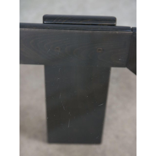 Wood Small Vintage Coffee Table by Gianfranco Frattini, 1970s For Sale - Image 7 of 13