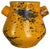 Vintage German Orange Ceramic Studio Pottery Vase from Marei Ceramics, 1970s For Sale