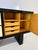Italian Art Deco Sideboard in Parchment with Black Lacquer and Blue Mirror, 1940s For Sale - Image 14 of 18