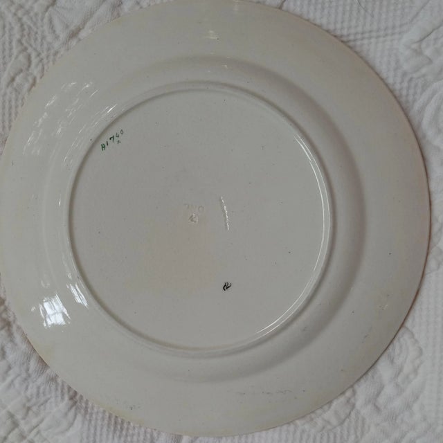 Difficult to find and very desirable 1880s Wedgwood Creamwear Botanicals series. Lovely, delicate ellipses decorate the...