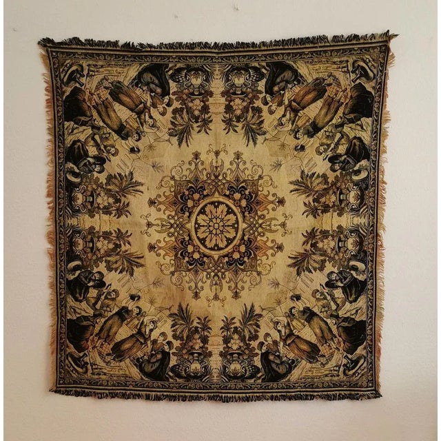 Textile Antique Wall Hanging or Table Decoration, 1880s For Sale - Image 7 of 7