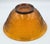 Indiana Glass Company 1960s Indiana Sandwich Glass Tiara Amber Round Serving Bowl 10" For Sale - Image 4 of 5
