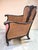 Brown Late 19th Century Neo-Rococo Lounge Chair with Viennese Wickerwork For Sale - Image 8 of 11