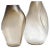Supernova Iv Silver Smoke M/L Vases by Eloa, Set of 2 For Sale