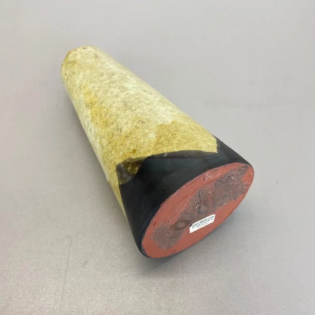 Abstract Ceramic Studio Pottery Vase from Gerhard Liebenthron, Germany, 1960s For Sale - Image 9 of 10