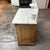 Wood Oak Washstand Marble Top + Backsplash, Antique For Sale - Image 7 of 12