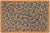 Modern Balochi Blue/Gold Wool Rug - 3'6''x4'10'' For Sale - Image 10 of 11