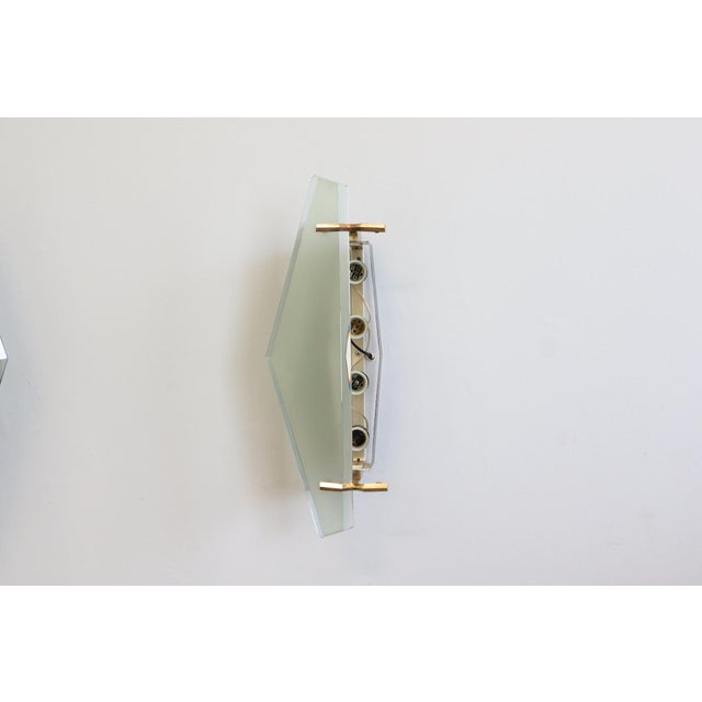 Max Ingrand for Fontana Arte Large Wall Lamps Model 1943, 1960, Set of 2 For Sale - Image 11 of 16