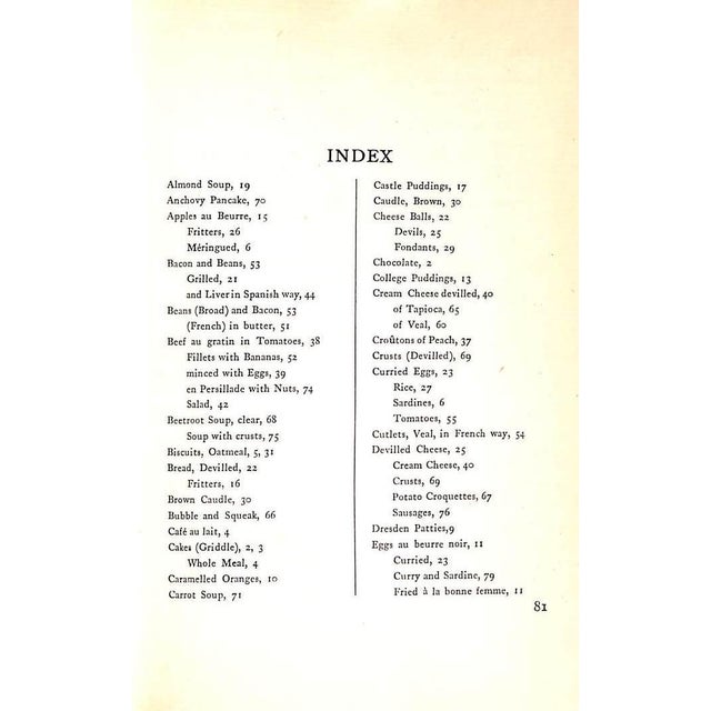 1920s "Meals on a Tray" 1927 Leyel, Mrs. c.f. For Sale - Image 5 of 9