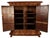 18th Century Baroque Walnut Wood Cabinet, 1740s For Sale - Image 4 of 18