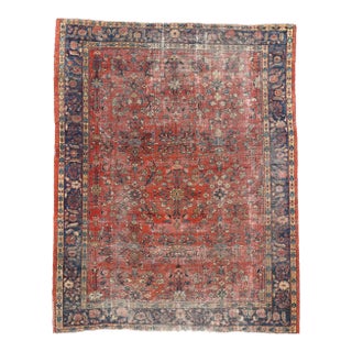 Late 19th Century Persian Mahal Rug - 09'10 X 12'08 For Sale