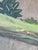 1920s Antique Hand-Painted Japanese Three-Panel Screen With Birds and Bamboo Motif For Sale - Image 5 of 12