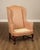 Hickory Chair Queen Anne Style Mahogany Wingback Armchair For Sale - Image 12 of 18
