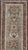 Tribal Antique Persian Heriz Runner in Wool With Geometric Medallions in Light Gray Green and Brown For Sale - Image 3 of 12