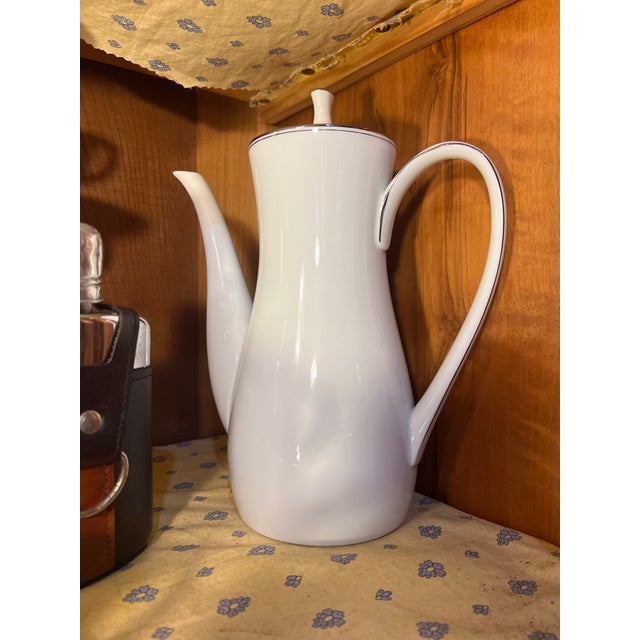 Noritake Mid 20th Century Noritake Mid Century Modern Tea Pot For Sale - Image 4 of 8