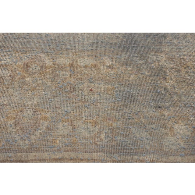 Mid 20th Century Mid 20th Century Modern Classic Industrial Vintage Turkish Rug - 08’11 X 11’08 For Sale - Image 5 of 9