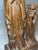 Religious Wooden Sculpture with Candle Holder, 1950s For Sale - Image 5 of 11