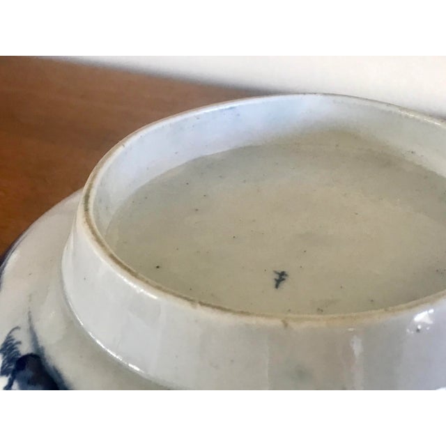 18th Century First Period Dr. Wall Worcester Porcelain Bowl For Sale - Image 9 of 13