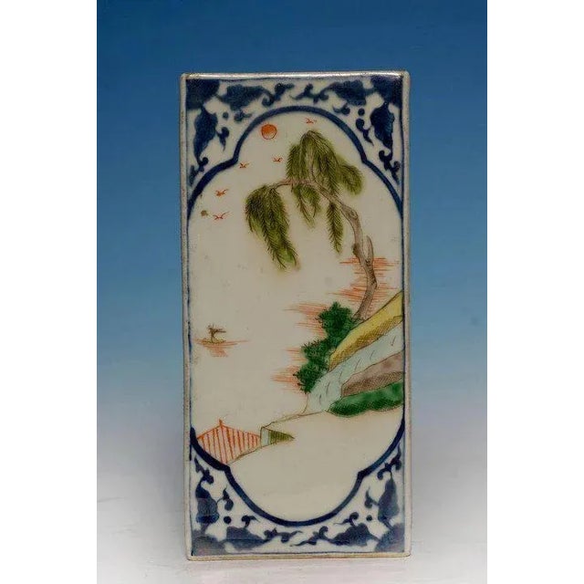 Ceramic 19th Century Chinese Porcelain Pillow or Vase in Wucai Palette For Sale - Image 7 of 10