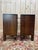 Brown Art Deco Nightstands in Exotic Wood Veneer with Marble Tops, Set of 2 For Sale - Image 8 of 9