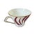 Mid 20th Century Mid 20th Century Noritake Zebra Teacup Trio - Service for 4 For Sale - Image 5 of 9