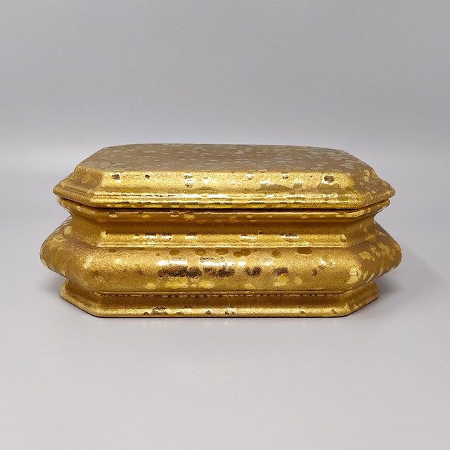 Ceramic Handcrafted Smoking Set in Ceramic and Gold Leaf, Italy, 1970s, Set of 3 For Sale - Image 7 of 10