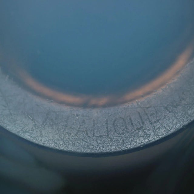 Cream Rene Lalique Opalescent Glass 'Raisins' Vase For Sale - Image 8 of 11