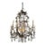Metal Maison Bagues Rock Crystal Chandelier For Sale - Image 7 of 15
