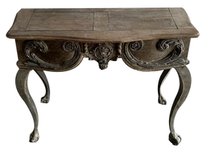 Neo Classical Sculpted Console Table
