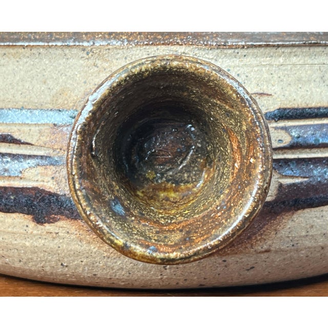 Large Mid-Century Modern Danish Studio Pottery Bowl by Tue Poulsen for Tue Keramik, 1960s For Sale - Image 14 of 18