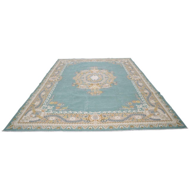 Hand-knotted with care using traditional rug-making techniques, this wool rug blends timeless craftsmanship with a modern...