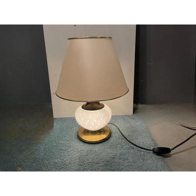 Murano Glass Table Lamp by F. Fabbian, 1960s For Sale - Image 11 of 13