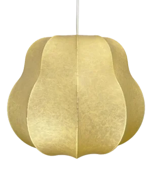 Mid-Century Modern Cocoon Pendant Lamp by Friedel Wauer for Goldkant Leuchten, 1960s