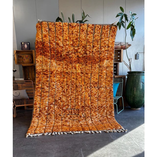 Modern Moroccan Wool Rug For Sale - Image 11 of 11